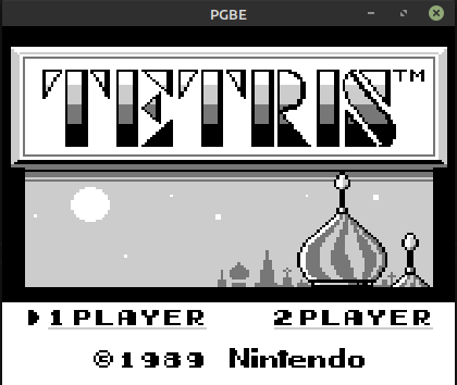 PGBE Tetris Screenshot